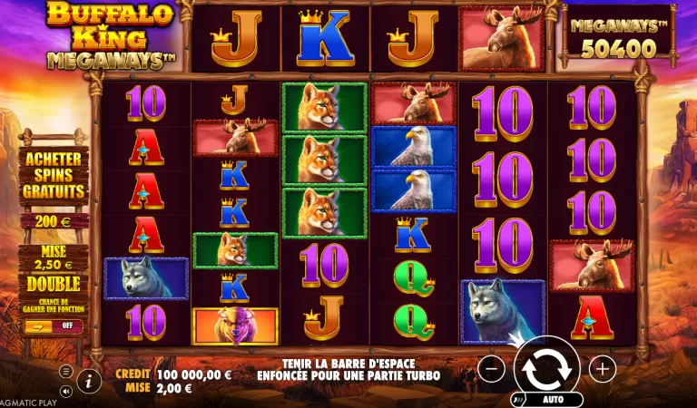 Buffalo King Megaways : review complète du slot de Pragmatic Play