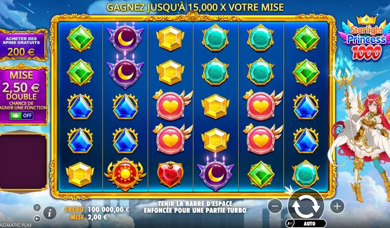 Starlight Princess 1000 : avis complet sur la slot de Pragmatic Play